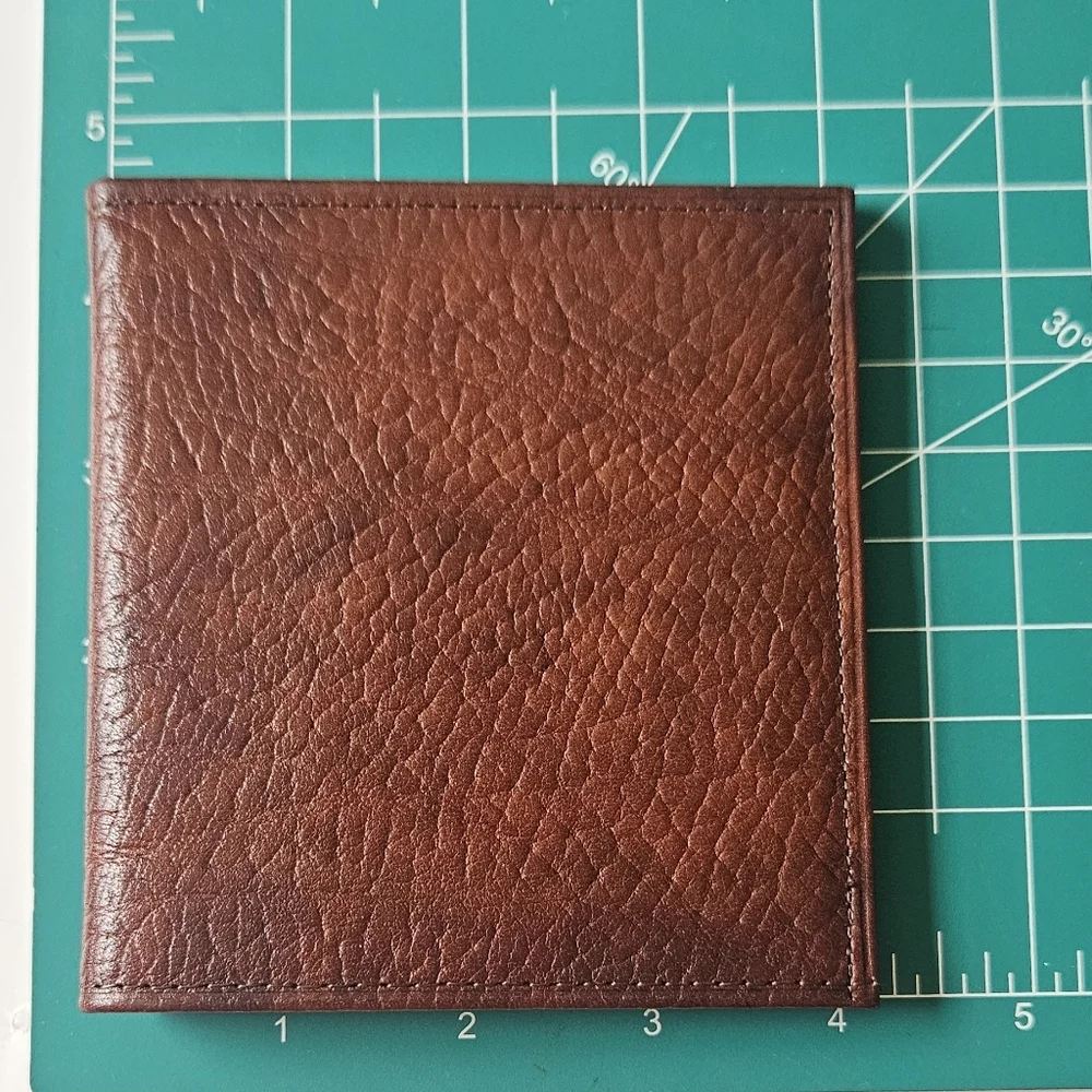 Men's Vintage BillFold Wallet, Cowhide Leather by Amity, Made in the USA